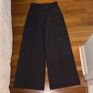 Max Studio Charcoal Wide-Leg Women's Pants